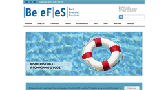 Desktop Screenshot of beefes.si