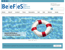 Tablet Screenshot of beefes.si